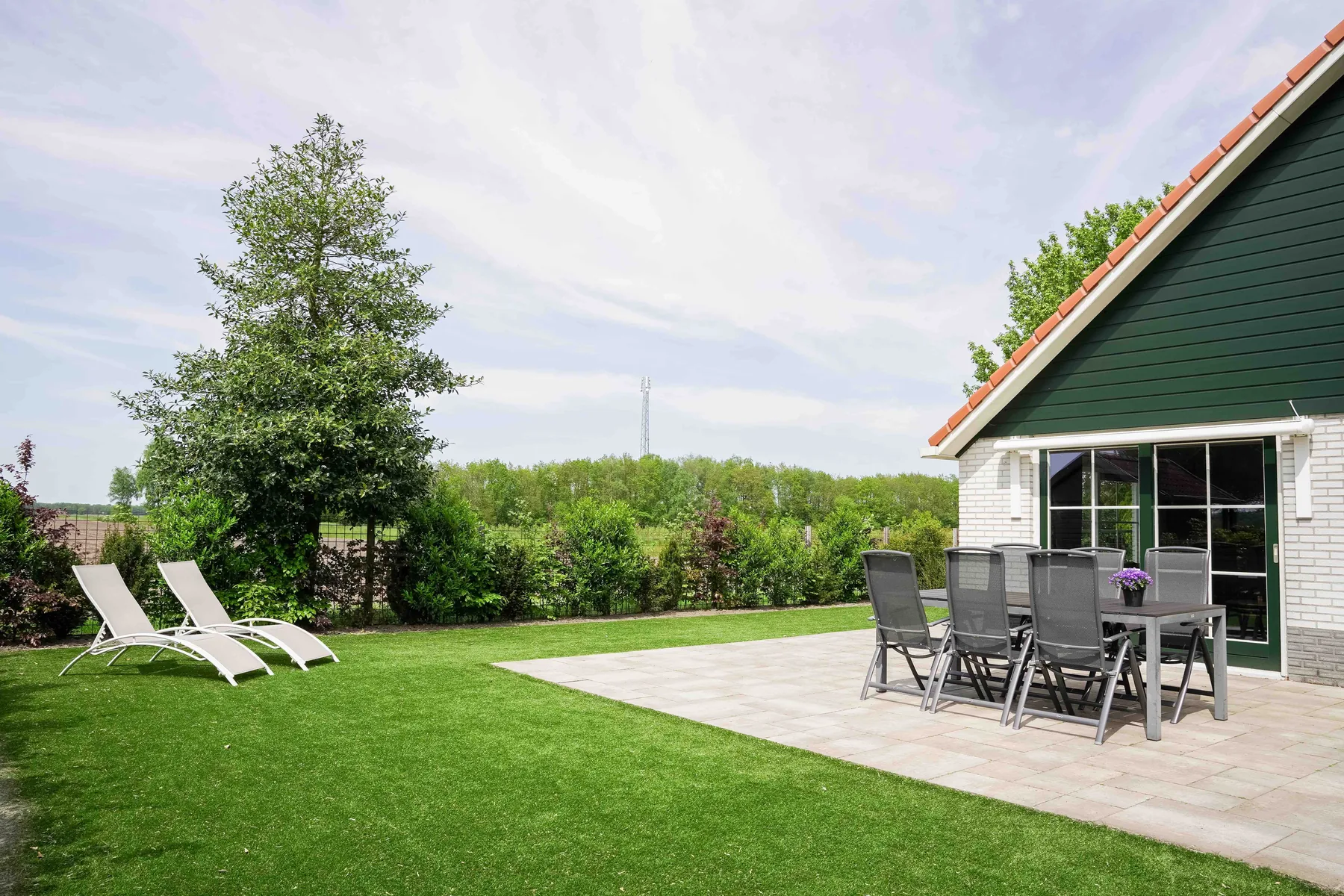Vakantiewoning Bosuil met terras en vrij uitzicht — Appelscha