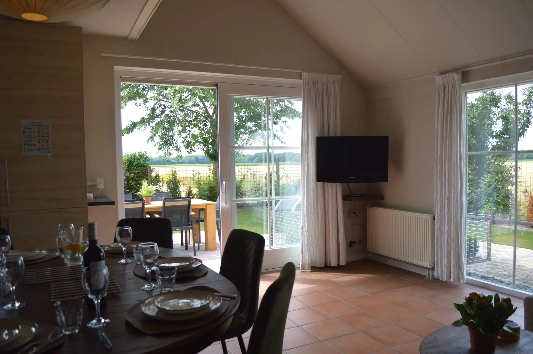 Vrij uitzicht — vakantiewoning Merel, Appelscha