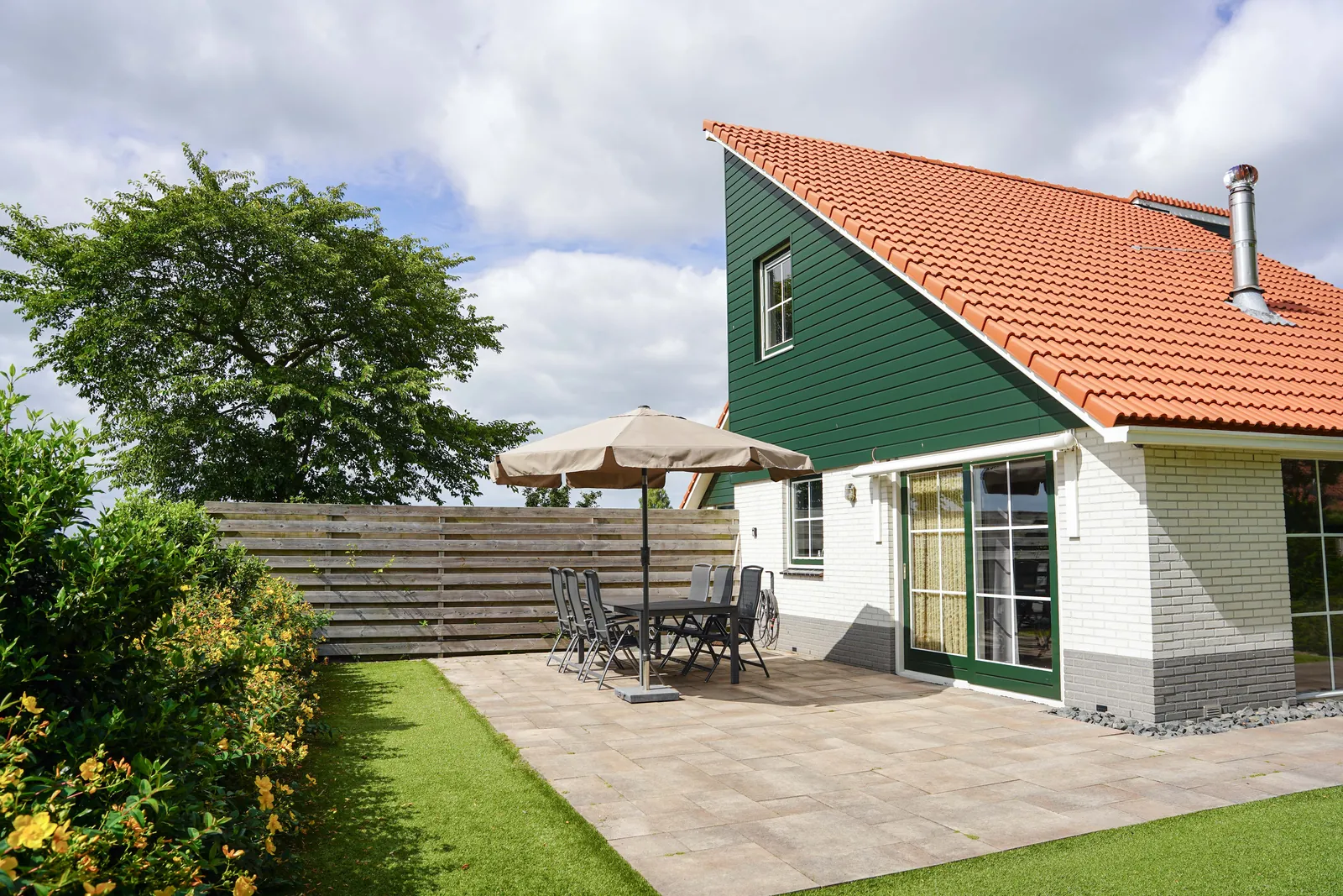 Vakantiewoning Tapuit met terras en omheinde tuin — Appelscha