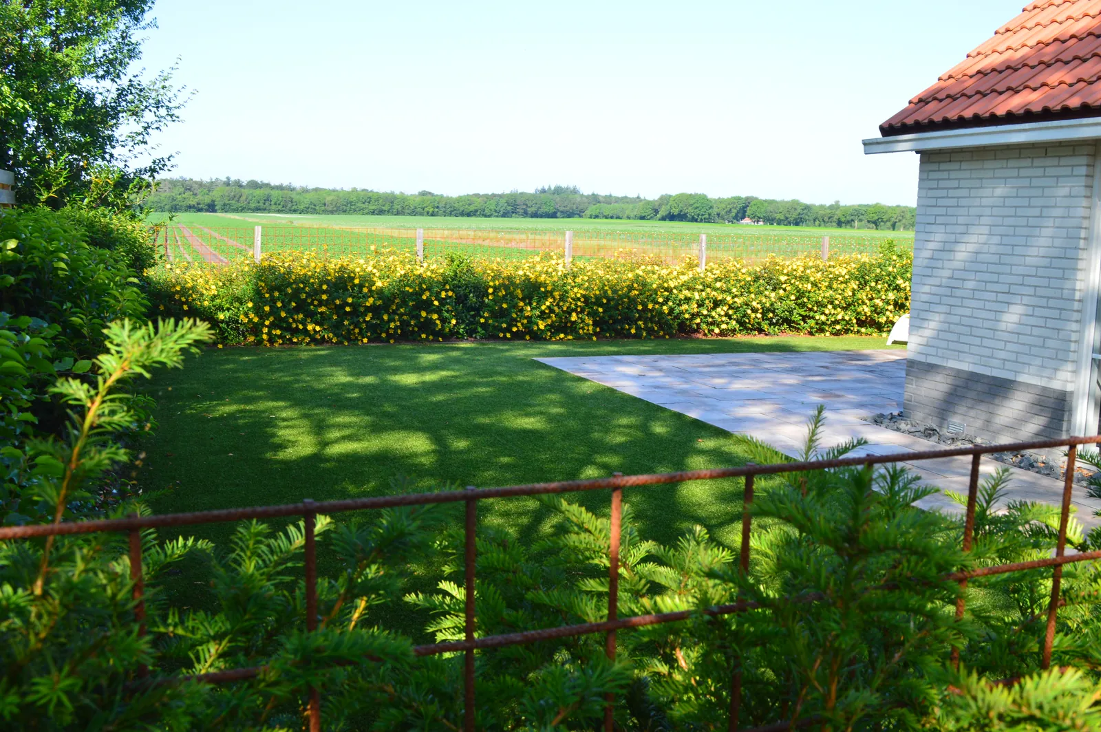 80cm drainage onder het kunstgras